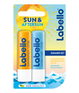Labello balzám na rty Sun Protect SPF 30 Hydro Care SPF 15 2x4,8 g