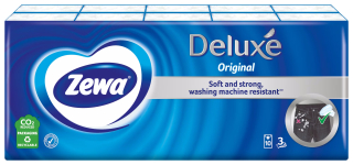 Zewa papírové kapesníky 3 vrstvé Deluxe Original 10x10 ks