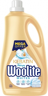 Woolite prací gel Keratin Therapy Whites 60 praní 3600 ml