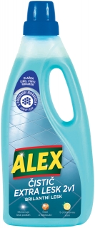 Alex čistič na dlažbu, lino, vinyl a mramor Extra Lesk 2v1 750 ml