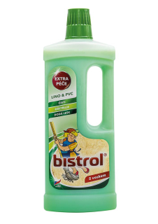 Bistrol čistící, ošetřující a leštící prostředek s voskem Extra Péče Lino a PVC 750 ml