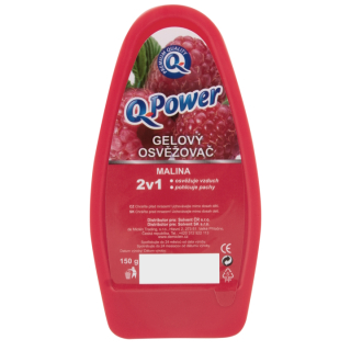 Q Power gelový osvěžovač vzduchu Malina 150 g