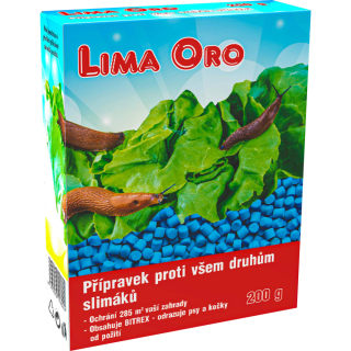 Lima Oro přípravek proti všem druhům slimáku 200 g
