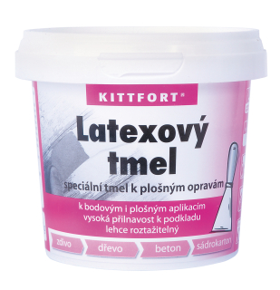 Kittfort latexový tmel k plošným opravám Profi bílý 500 g