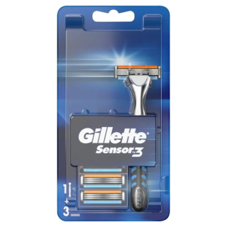 Gillette holicí strojek a náhradní holicí hlavice Mach3 Turbo 1 ks + 5 ks